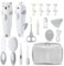 Lilian&Gema 28 en 1 Set Cuidado Bebe Recien Nacido, Lima Eléctrica Uñas Bebé, Lima Uñas Bebé Silenciosa, 6 Cabezales Moledores, Lluminación LED Bidireccional, Carga Type-C, Kit Bebé Recién Nacido