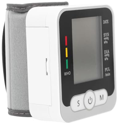 KOMBIUDA 1stück Digitales Handgelenk Blutdruckmessgerät Für Hause Automatisches Gerät Mit Großem Lcd-display Einfach Zu Bedienen Tragbar Batteriebetrieben Für Gesundheit Von Eltern