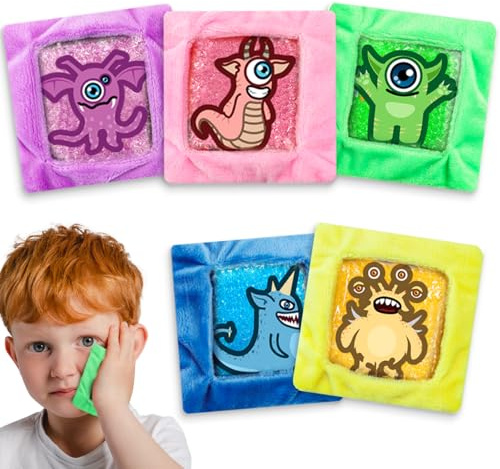 Kühlkissen für Kinder, Heiß- oder Kaltpackung, Gel-Kühlkissen, 5 Stück