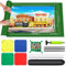 VFANDV Puzzle Matte, Tragbare Puzzlematte Puzzle Rollmatte - 80 x 120 cm, 2000 Teile, Grün