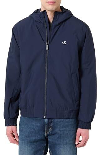 Calvin Klein Herren Ls Hooded Ripstop Harrington Jkt Lv04re516g Jacken