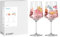 RITZENHOFF 8106003 Cocktail-Glas 2er Set 600 ml, Serie Tierisch glücklich, 2 Stück mit Katzen Motiv bunt - Made in Germany