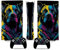 Antigraffio Per PS5 Pro Skin Disc Edition & Per PS5 Pro Skin Digital Edition Console Controller Vinyl Cover Skins Wraps Scratch Resistant Compatible 17133 Senza Schiuma(Disc Version)