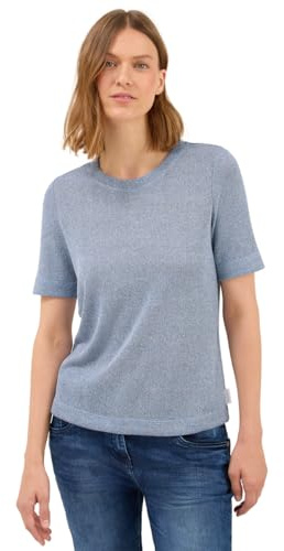 Damen Leichtes Strick-Look T-Shirt