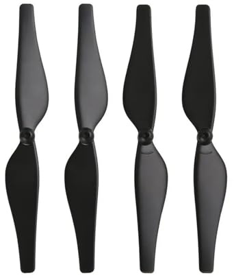 Kompatibel mit DJI Tello – 4 Stück geräuscharme Propeller mit Schnellverschluss, Ersatzteilzubehör for Mini-Drohnen-Quadrocopter(4PCS Black)