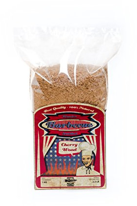 Axtschlag Farine de Fumage Cerise - 1000 g - XXL - pour Fumage à Froid et à Chaud - Convient pour Tous Les barbecues et appareils de Fumage - 100% Bois Pur