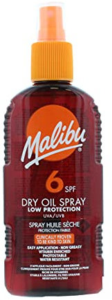 Malibu Dry Oil Spray with SPF6 200 ml