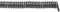 Lappkabel - Spirale h07bq-f schwarz 4 x 1,5 mm² Spirallänge schwarz (min.): 500/1500 mm