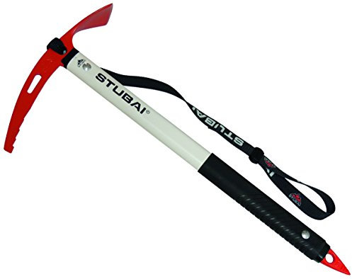 White Star Stubai Sports Ice Axe with Grippe with Wrist Loop - White, 59 cm