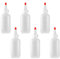 HYQO Plastic Squeeze Bottles for Liquids - 6Pcs Empty Squeeze Bottle 120ml Mini Squeeze Bottle Condiment Squeeze Bottles - 4 Oz Bottles for Liquid Glue Squeeze Bottles for Sauces Craft Paint Bottles