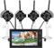 BW 4 Channel Wireless DVR Kit - 7 inch TFT-LCD Monitor, 4 IR Night Vision Cameras, Motion Detection, Micro SD Card Recording