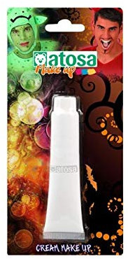 ATOSA maquillaje crema pintura facial color blanco