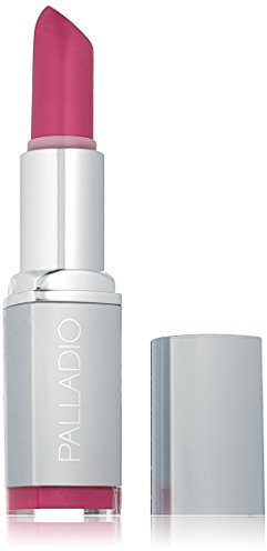 Palladio Herbal Lipstick, Rich Pigmented and Creamy, Infused with Aloe Vera, Chamomile & Ginseng, Prevents Lips from Drying, Combats Fine Lines, Long Lasting Lipstick, Silver Rose
