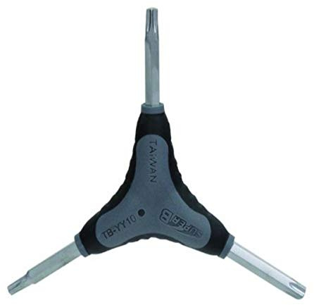 Super B Werkzeug Drei-Arm-Schlüssel, schwarz-grau, 880985, 10
