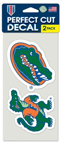 Wincraft Florida Gators 2er Set gestanzten Abziehbilder