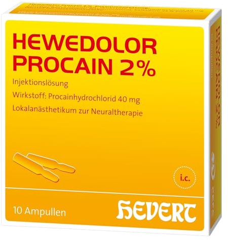 Hewedolor Procain 2%, 10 St. Ampullen