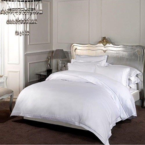 Emma Barclay 1000 Thread Count Duvet Cover in White - Super King Bed