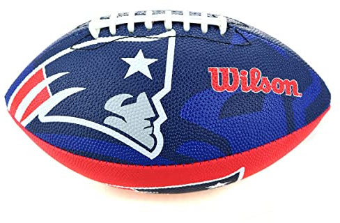 WILSON NFL JR Team Logo FB NE - 1