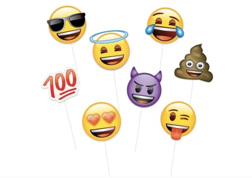 Unique Party Supplies Emoji Abbildungen Fotostand Requisiten