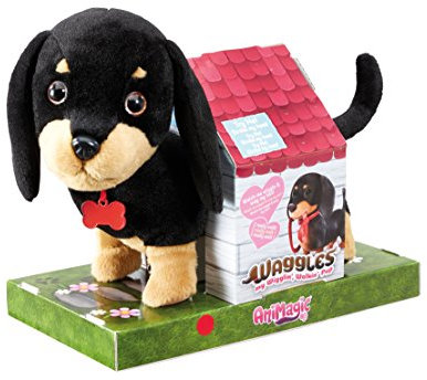 Goliath - Animagic - Waggles en balade - Peluche à fonction - à partir de 3 ans