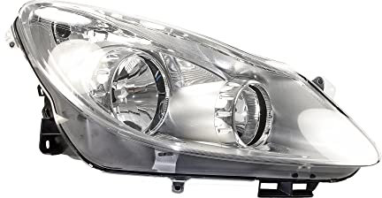 BESTPRICE 1x Hauptscheinwerfer vorne rechts H7 / H1 Frontscheinwerfer ohne Stellmotor, Kompatibel mit OPEL CORSA D (S07), CORSA D Kasten/Schrägheck (S07)