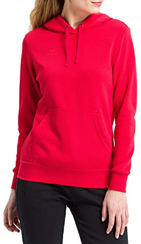 Erima Damen Basic Kapuzen Sweatshirt (2072009), rot, 38