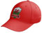 Purple Print House Wales Hat, Cymru Wales Flag Baseball Cap, Red Black Welsh Gifts Men (Red)