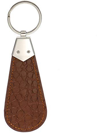 Schuh Horn Schlüsselanhänger Tragbare Leder Behandelt Schuhlöffel Schlüsselring für Männer Frauen Ältere Kinder Stiefel Schuhe Handtasche Dekorationen