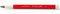 LEUCHTTURM1917 363961 Drehgriffel Nr. 1, Rot - Gelstift mit schwarzer Tinte
