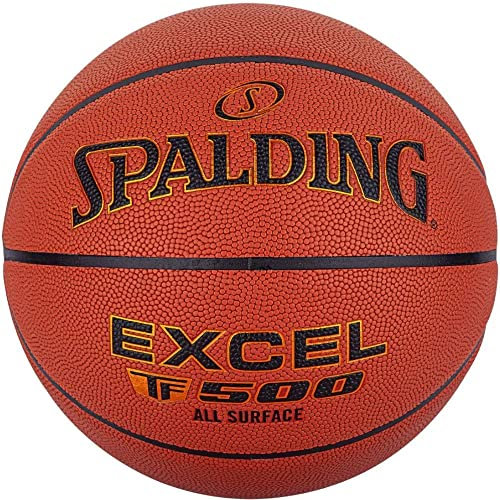 Spalding - Excel TF 500 - Basketball - Größe 6 - Basketball - Zertifizierter Ball - Material ZK Composite - Indoor und Outdoor - Anti-Rutsch - Ausgezeichneter Grip