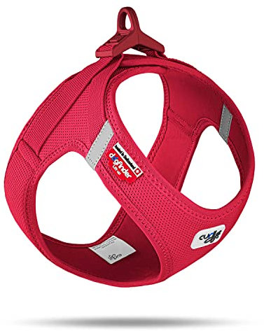 Vest Harness curli Clasp Air-Mesh Red XL
