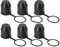 Kellegour 6 Stücke Schutzkappe Anhängerkupplung Abdeckung,Schutzkappe Farbe Schwarz,50 mm Schutzkappe Anhängerkupplung Lustig,Abdeckung für Anhängerkupplungen mit Sicherungsring,AHK Cover Für PKW LKW