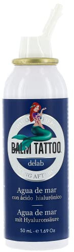 BALM TATTOO Piercing Aftercare Agua de Mar Piercingspflegespray mit Hyaluron und Thermalwasser Desinfektion für Piercings 50 ml