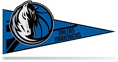 Rico Industries NBA Basketball Dallas Mavericks weicher Filz-Wimpel – EZ zum Aufhängen – Heimdekoration (Spielzimmer, Männerhöhle, Schlafzimmer)