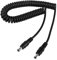 RIIEYOCA Câble adaptateur d'alimentation DC 5.5mm x 2.1mm mâle à mâle pour bande LED, CCTV, voiture, moniteurs，Stretched jusqu'à 1.5M