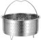 Operitacx Cesta De Vapor De Acero Inoxidable Cocción De Verduras y Dumplings Diseño Práctico Para Arroz Pescado
