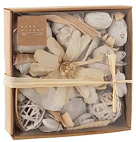 J-Line Potpourri Fleurs/Noix Blanc
