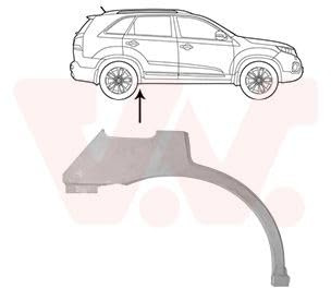 VAN WEZEL Seitenwand 8385148 hinten rechts | Kompatibel mit: KIA SORENTO I, SORENTO I VAN