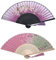 Kibon Folding Fans, Handheld Fans, 2 PCS Hand Fans, Bamboo Fans with Tassel for Birthday Gifts Dancing Cosplay Wedding Party Props Decoration