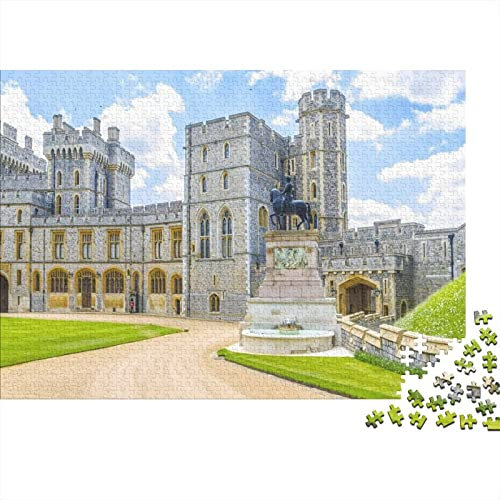 Windsor Castle Puzzle 1000 Teile Erwachsene Puzzle DIY Jigsaw Puzzle Holzpuzzle Für Die Ganze Familie Intellektuelles Herausforderungsspiel 1000pcs (75x50cm)