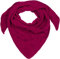 styleBREAKER Damen XXL Strick Dreieck Schal Einfarbig mit Schachbrett Strickmuster, Maxi Schal, Dreieckstuch, Warmes Winter Tuch 01020047, Farbe:Himbeere