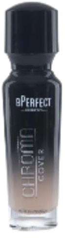 BPerfect Chroma Cover Mattierende Grundierung – Flüssiges Gesichts-Make-up mit Hyaluronsäure und Vitamin E – Weiches mattes Finish – 30ml – Shade 12 - N4 Light-Medium Neutral Apricot