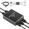SinLoon Répartiteur Ethernet 1 à 3, commutateur Ethernet 1000/100 Mbps commutateur réseau Gigabit 3 Ports répartiteur réseau avec Cordon d'alimentation USB, adapté aux Ordinateurs, hubs, etc.