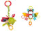 SIGIKID 42206 Anhänger Schmett Baby Activity PlayQ Mädchen und Jungen Babyspielzeug empfohlen ab 3 Monaten grün & Fehn Activity-Spieltier Fledermaus – Baby Motorikspielzeug für Kinderwagen