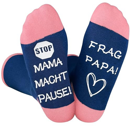 Jeasona Muttertagsgeschenke für Mama Socken Geschenke für Mama Valentinstag Geburtstag Weihnachtsgeschenke von Tochter/Sohn Geburtstagsgeschenk für Mama Geschenkideen für die Mutter Beste Mama