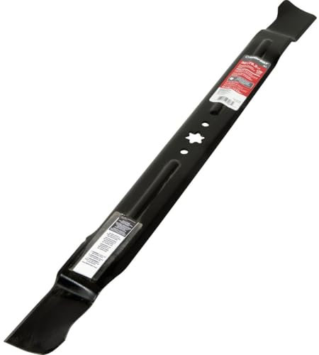 Troy-Bilt 490-110-Y135 Équipement d'origine Mulching 76,2 cm Tracteurs à Gazon Simples, OEM # 942-04385, 742-04385 Lame de Rechange pour Tondeuse à Gazon, Noir