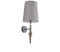 Lindby Wandleuchte, Wandlampe Innen 'Haldorin' (Landhaus, Vintage, Rustikal) in Schwarz aus Metall u.a. für Wohnzimmer & Esszimmer (1 flammig, E27) - Textil Wandleuchten, Wandstrahler, Wandbeleuchtung