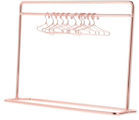 CORHAD 1 Set Mini-Kleiderbügel Puppen-Kleiderbügel Kleiderbügel Puppenhaus-Zubehör Mikro-Spielzeug Puppen-Kleiderbügel Kleiderbügel Für Kleinkinder Kleidung Kleiderbügel Modell