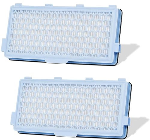 Zosylala Filtro HEPA AirClean compatibile con aspirapolvere Miele – Filtro di ricambio HEPA AirClean SF-HA 50 – adatto per S4, S5, S6, S8, Complete C2, C3, Compact C1, C2 (confezione da 2)