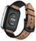 Lederarmband Kompatibel mit Amazfit Aactive Armband Weiches Echtes Leder & Silikon Ersatzarmband für Amazfit Aactive Armband für Damen Herren Einstellbar Band für Amazfit Aactive (4)